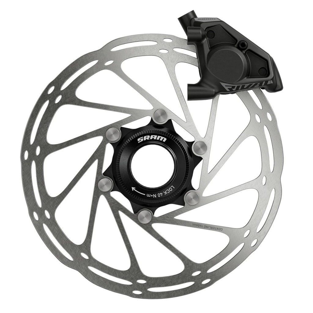 Levier Gauche et Étrier Avant SRAM Rival AXS E1 Flat Mount avec Durite 950mm