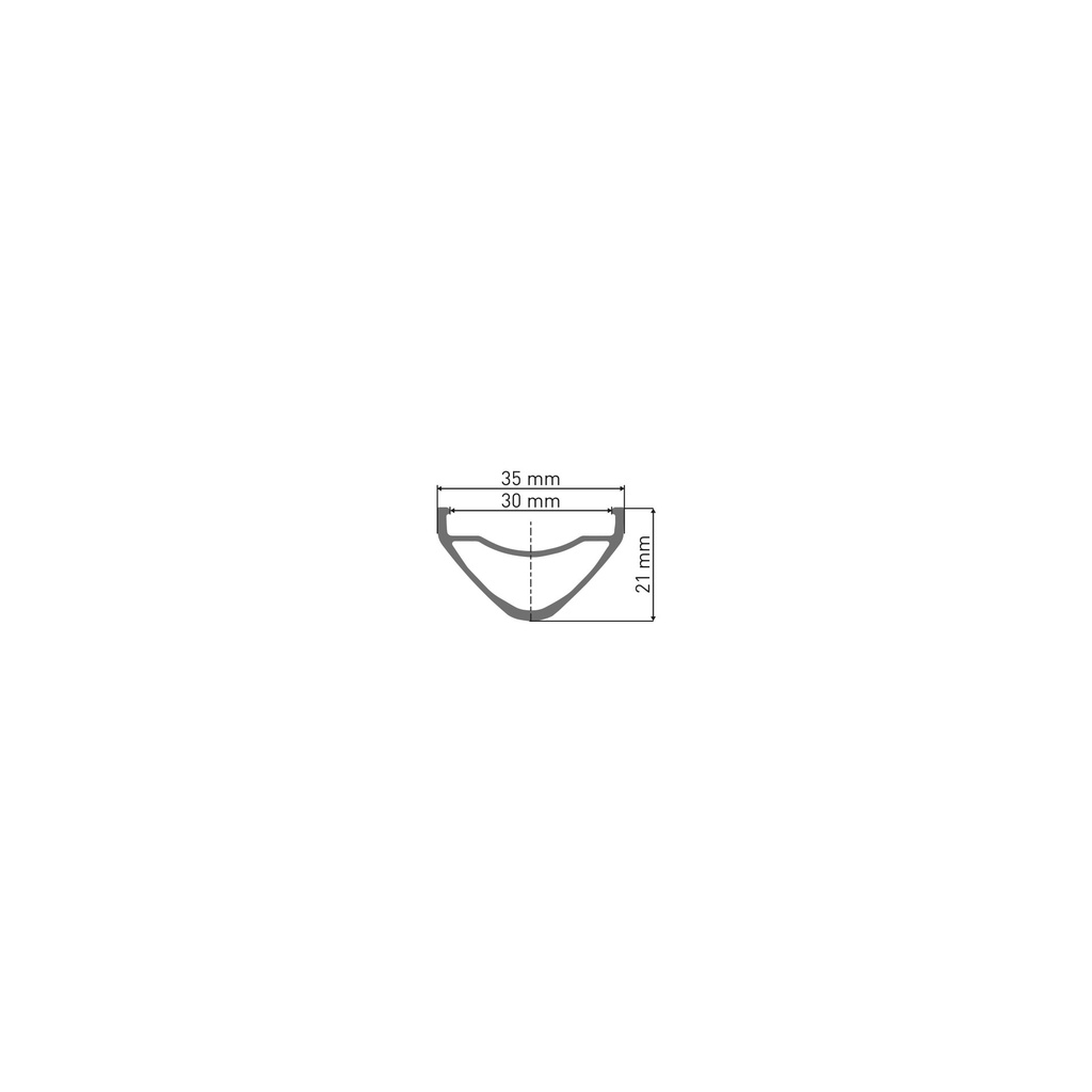 Jante DT Swiss FR 541 27.5_ Disc Silver 32 trous