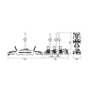 2002000003614 - BuzzRack EAZZY 3 - Porte-vélo d'attelage plateforme pliable 3 vélos