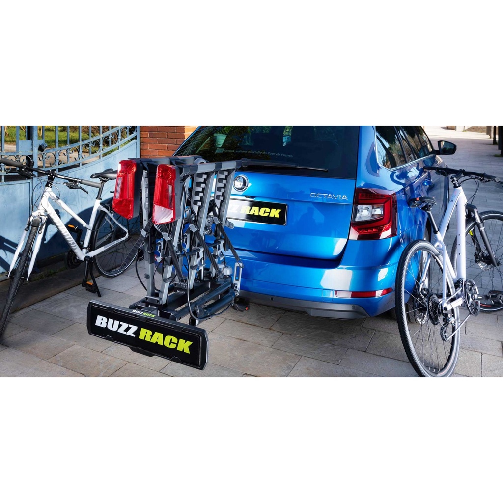 2002000003614 - BuzzRack EAZZY 3 - Porte-vélo d'attelage plateforme pliable 3 vélos_3