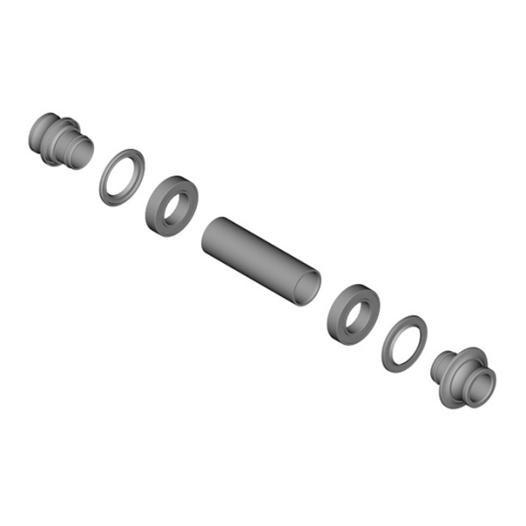 Axe de moyeu complet Shimano HB-MT410-B