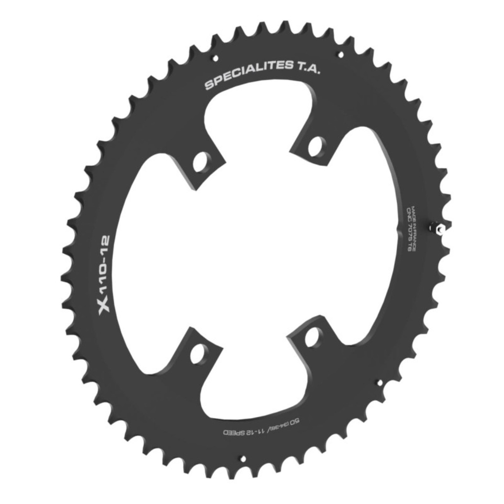 [2002000003413] Plateau Spécialités TA X110 12V Extérieur 53 dents pour Shimano R7100/R8100/R9200