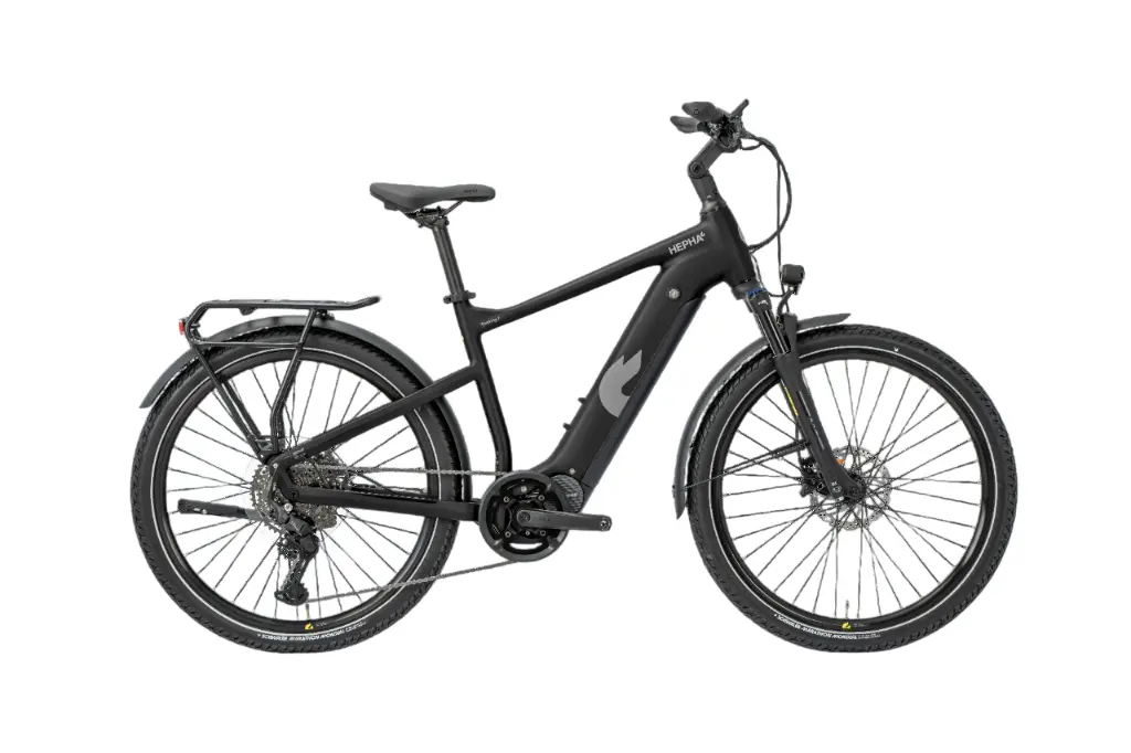 [2002000003795] HEPHA Trekking 7 ULTRA MY2026 - Vélo Électrique de Trekking  (S, High Step, Dark Brown)