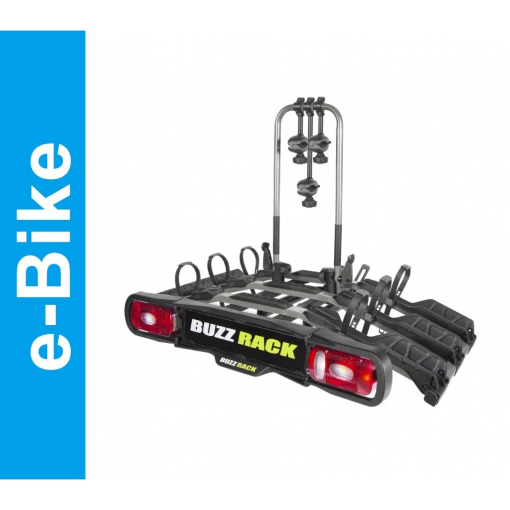 Porte-vélo BuzzRack E-Hornet 3 d'attelage plateforme pliable 3 vélos électriques