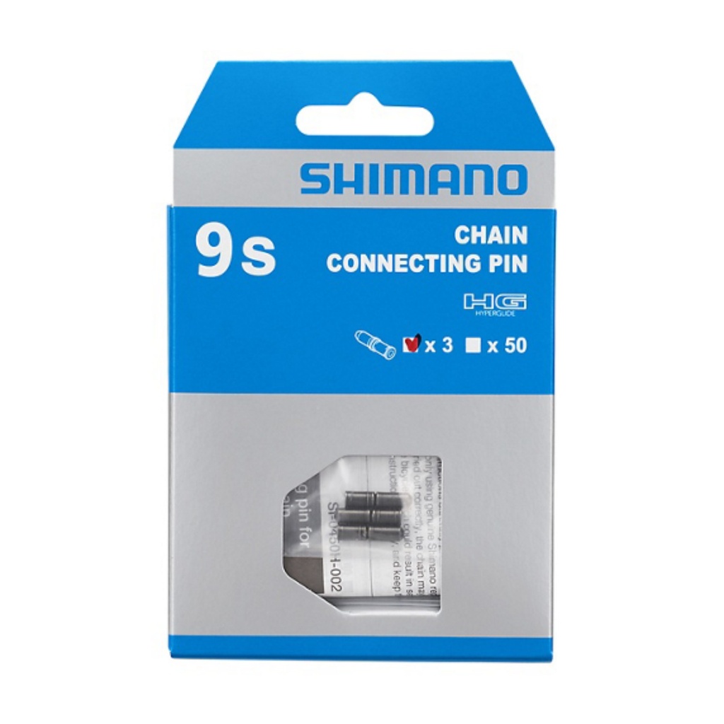 Axes de Connexion Shimano pour Chaîne 9 Vitesses HG - Lot de 3 Pièces