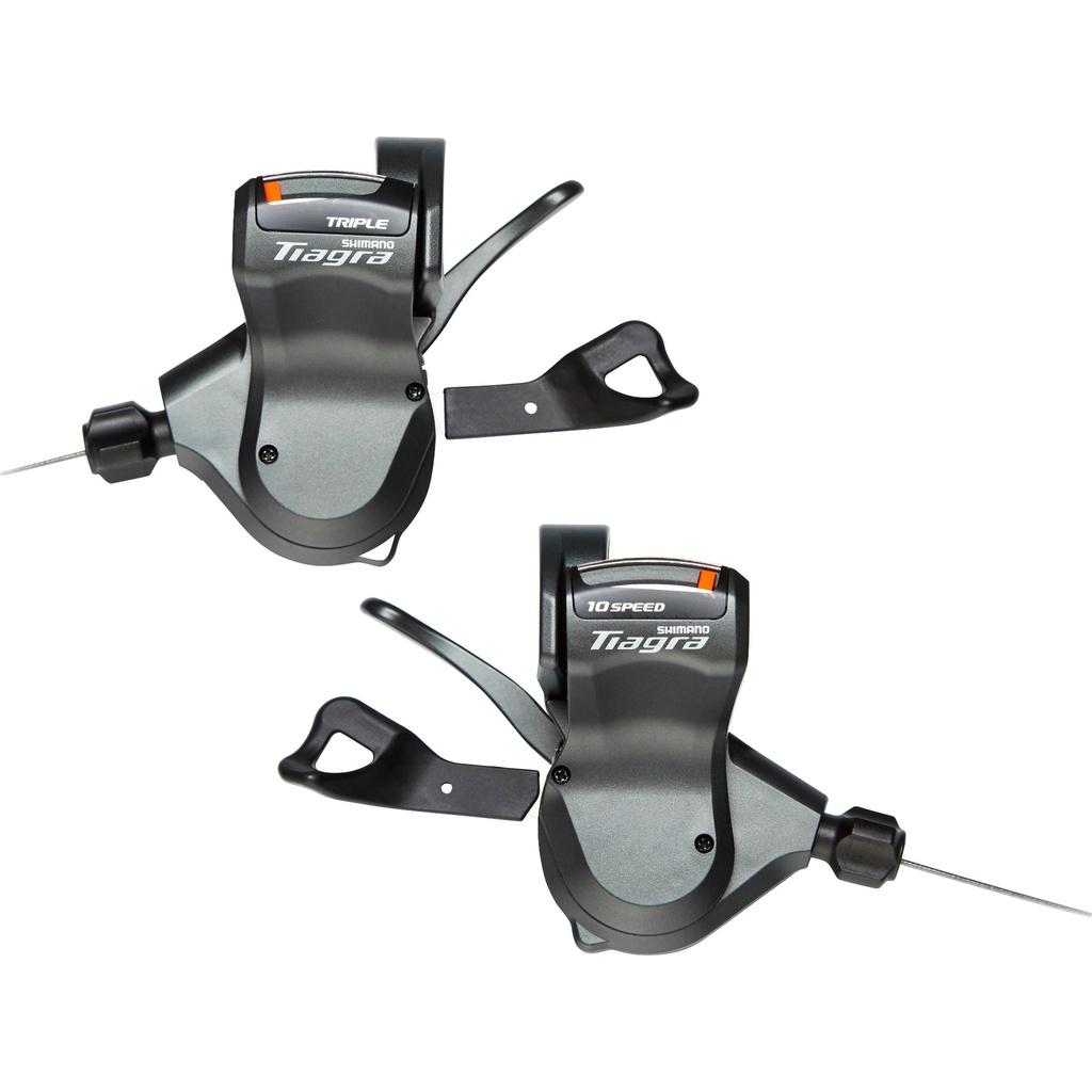 Paire de Manettes SHIMANO Tiagra SL-4703 Rapidfire Plus 3x10 Vitesses pour Cintre Plat
