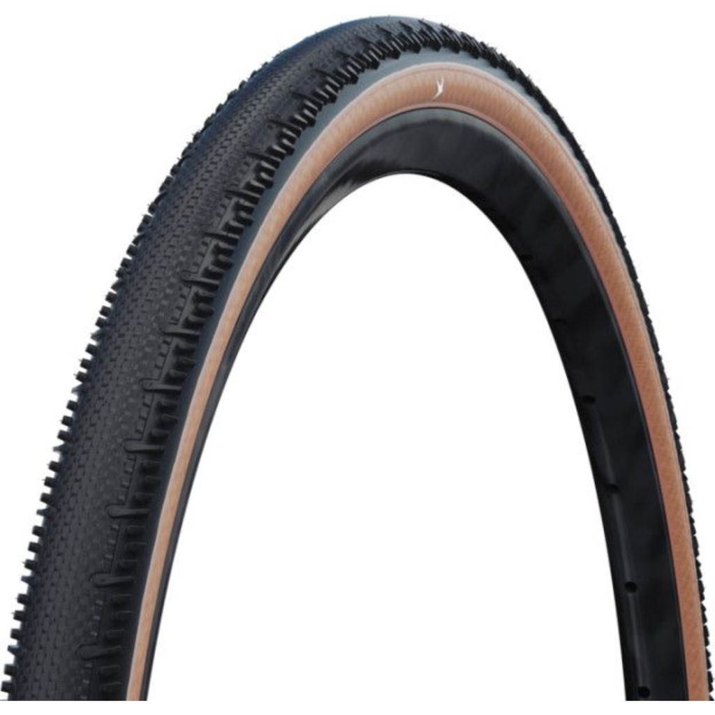 [2002000004701] Pneu Cyclocross Schwalbe X-One R 650B (27.5") 33 mm Tubeless Ready Souple Evo Super Race Addix Race E-25 Flancs Beiges