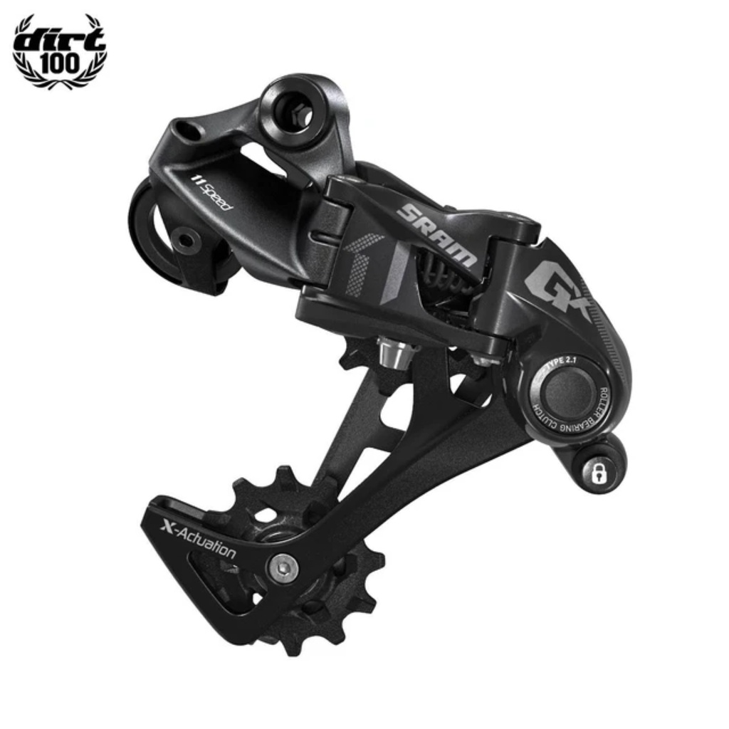 [2002000004752] Dérailleur arrière SRAM GX 11 vitesses - Chape longue, noir, 1x avec embrayage Type 2.1