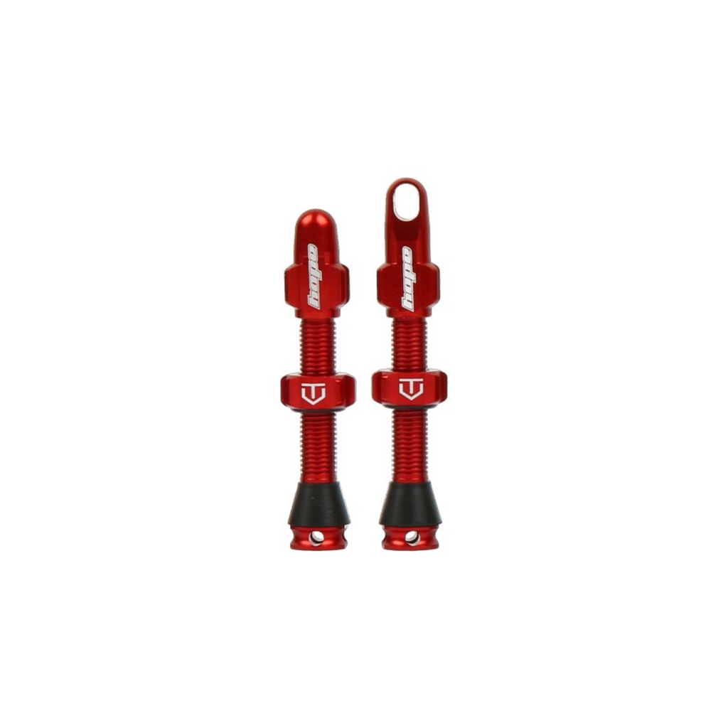 [2002000004842] Hope Tubeless Valves - Paire 60mm - Rouge