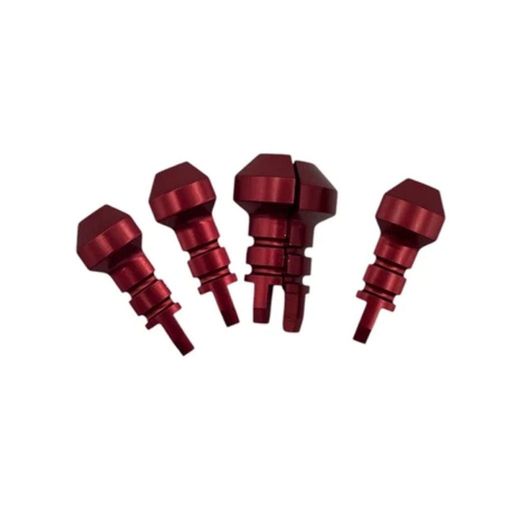 [2002000005151] Ailettes pour axe de roue SR SUNTOUR Q-LOC2 Ø15mm - Aluminium