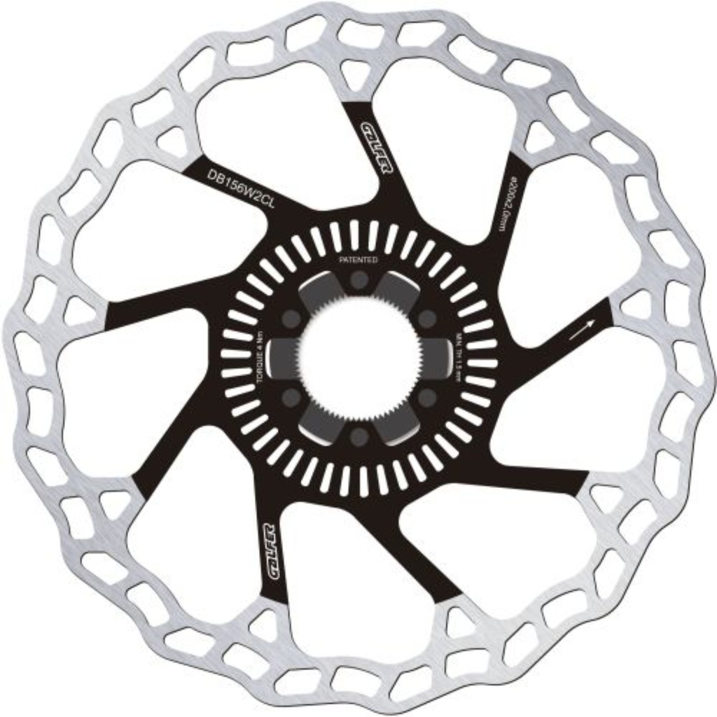 [2002000005213] Disque de Frein GALFER WAVE TONE D.200, CENTERLOCK, EP.2MM ( AVINOX )