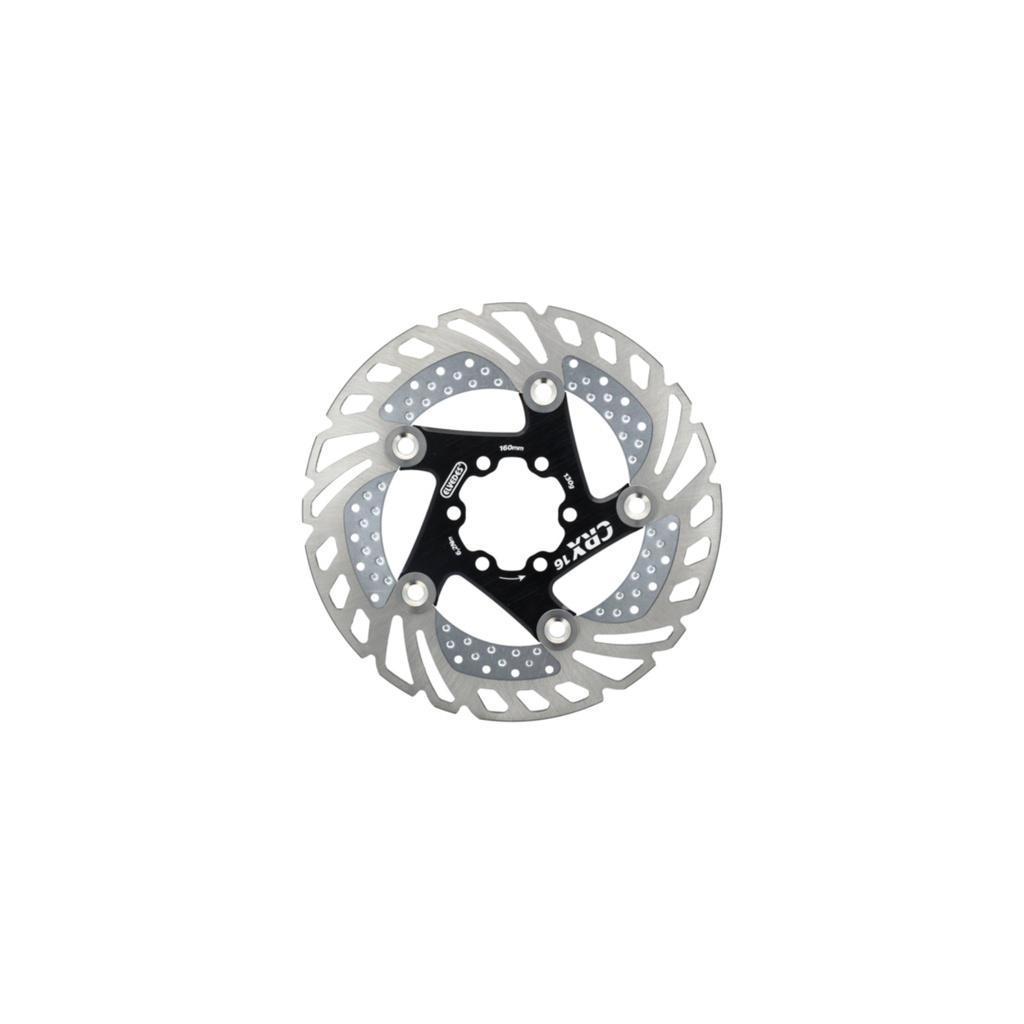 [2001000124800] Disque de Frein Elvedes CRX Cooling 6 Trous Argent
