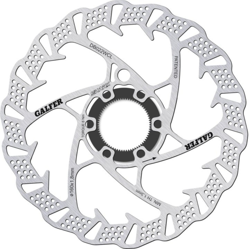 [2001000130887] Disque de Frein Wave Shark Center Lock D.223 Ep.2mm