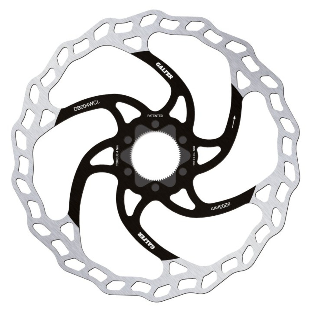 [2001000124930] Disque de Frein Wave VTT Center Lock D.180 127GR Ep.18mm - 18